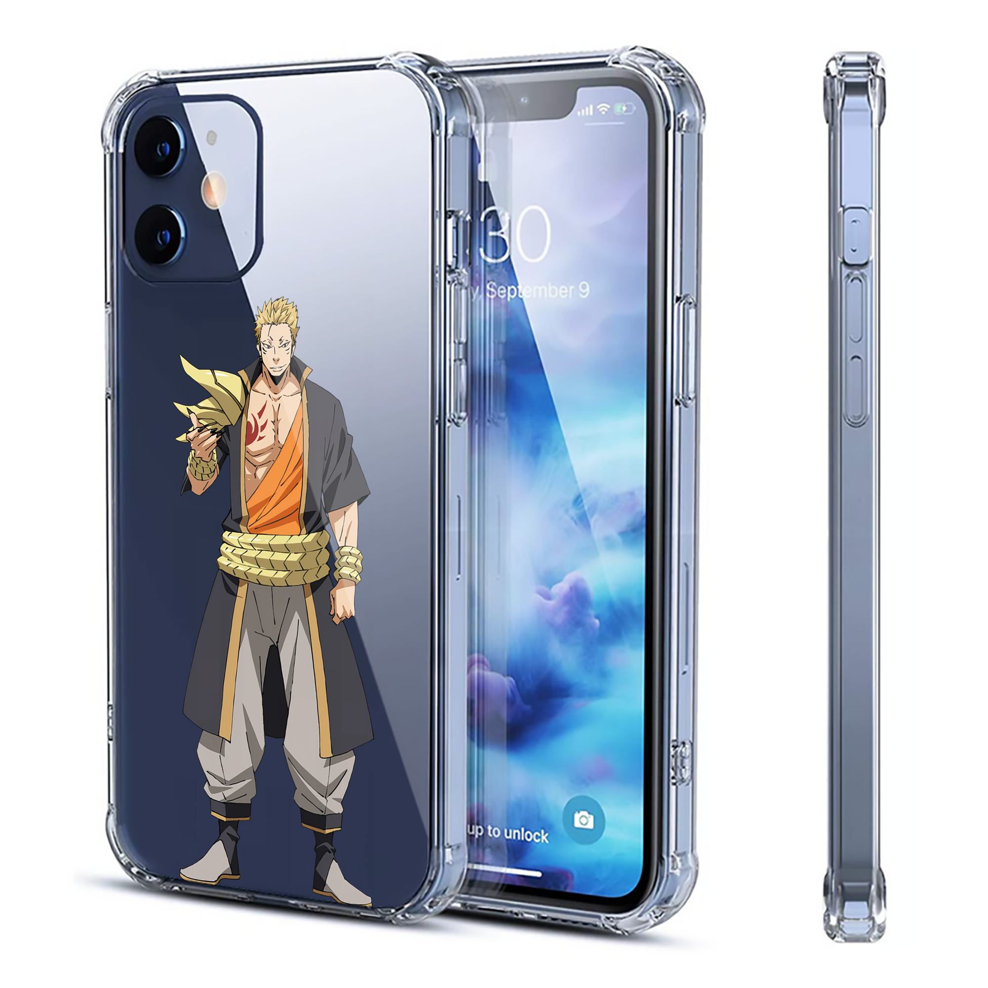 （画像用） 転スラ Regarding Reincarnated to Slime 【iPhone 12シリーズ対応】透明スマホケース（クリアソフトケース）